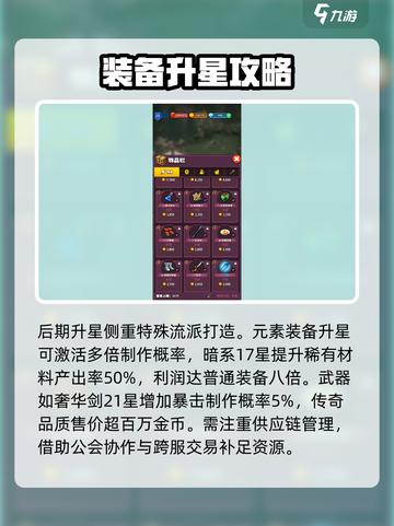 传奇商店经营与打造升星是什么介绍截图4