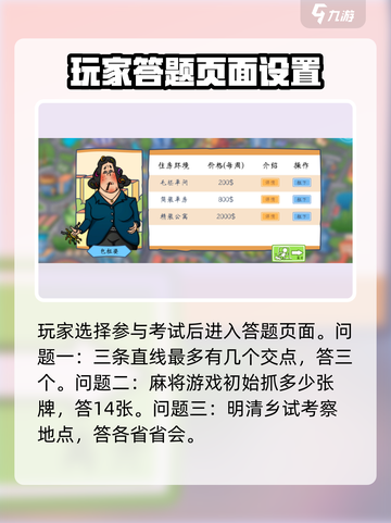 创业模拟器答案汇总介绍截图3