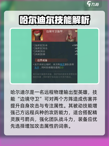 《指环王纷争》哈尔迪尔角色大揭秘！💥截图3