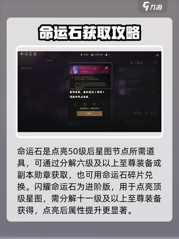 剑灵2🔥命运星图玩法揭秘🌟超全攻略等你来探索！截图4