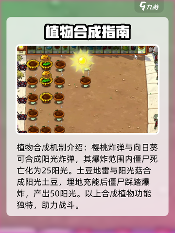 植物大战僵尸杂交版🔥全植物介绍与合成方法游戏技巧分享！截图2