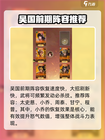 三国问鼎山河前期阵容怎么搭配介绍截图3