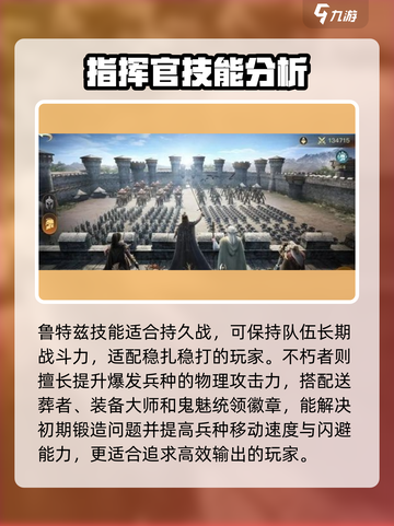 指环王纷争指挥官怎么选介绍截图3