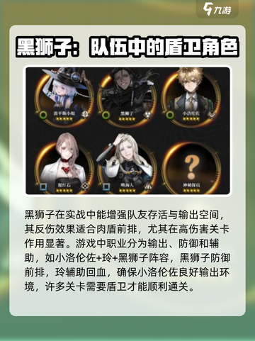 异象回声⚡黑狮子值得抽吗？角色详解🔥截图4