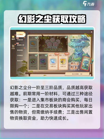 森之国度🔥幻影之尘获取全攻略💎截图2