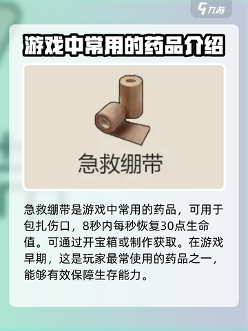 逆境重生🔥药品大全！游戏内获取攻略💡截图2