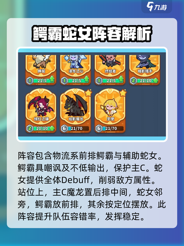 快来当领主阵容推荐介绍截图5