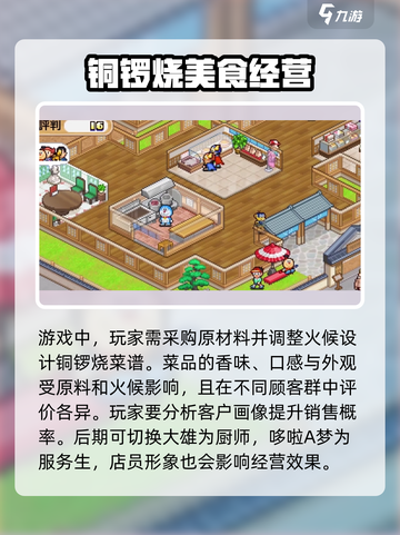 哆啦a梦的铜锣烧店物语淀场氏怎么玩介绍截图3