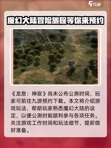 龙息神寂公测时间介绍截图2