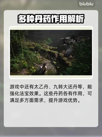黑神话悟空🔥丹药大全，助你战力飙升！截图3