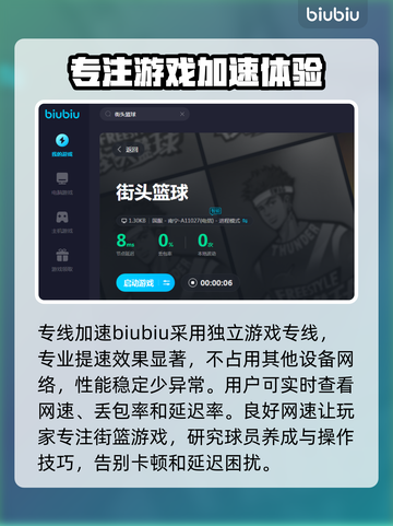街头篮球⚡加速器哪个好？玩家必备🔥截图3