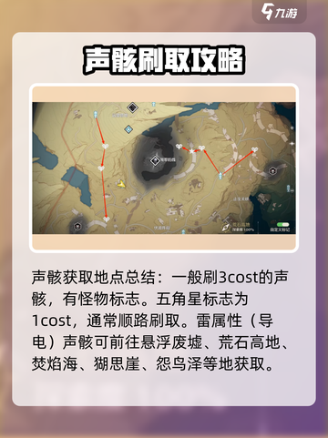 鸣潮⚡雷属性声骸刷怪地点推荐！快速获取攻略🎉截图2