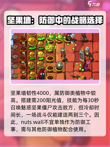 植物大战僵尸：揭秘杂交版坚果墙僵尸💥截图2