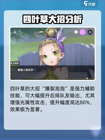炽焰天穹大岛四叶草技能怎么样介绍截图4