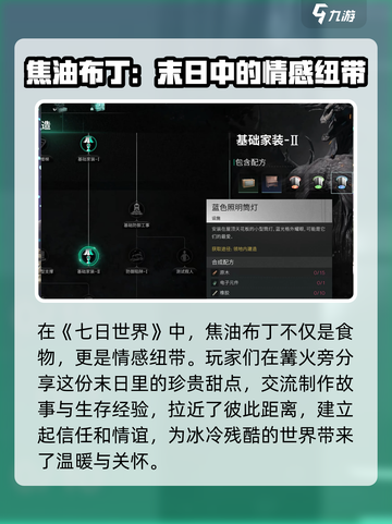 七日世界🔥焦油布丁制作攻略✨玩家必看！截图4