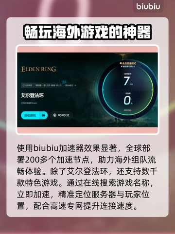 艾尔登法环闪退？加速器来救场！🎮🔥截图5