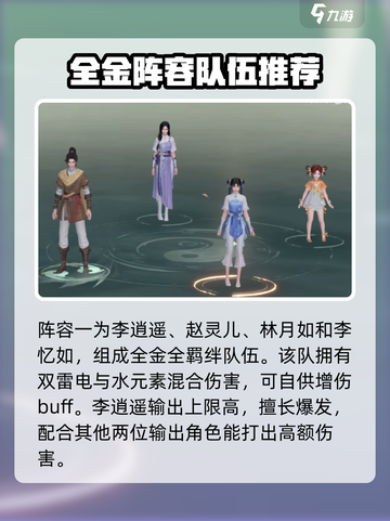 仙剑世界阵容搭配攻略介绍截图2