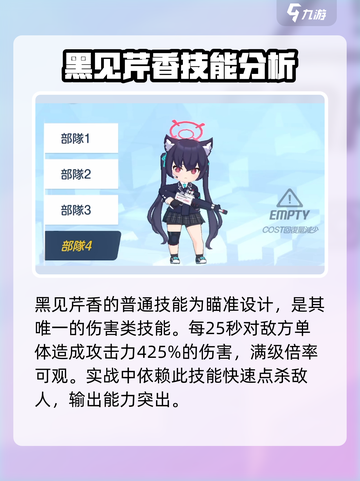 蔚蓝档案黑见芹香技能怎么用介绍截图2