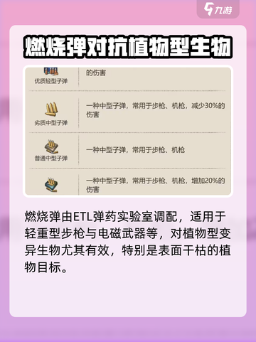 逆境重生弹药有哪些介绍截图3