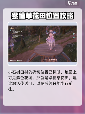 《无限暖暖》紫穗草花田传送点分享✨截图3