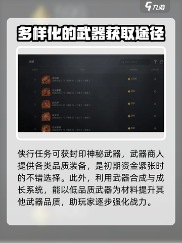 剑灵2武器获取大揭秘！神器唾手可得 😎截图4