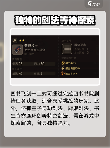 大江湖之苍龙与白鸟剑法介绍介绍截图5