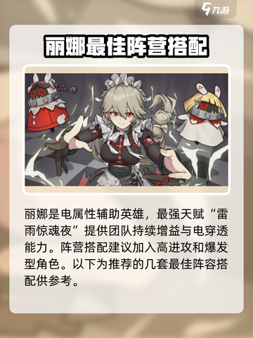 绝区零🔥丽娜阵营最佳搭配攻略⚡必看营地组合！截图2