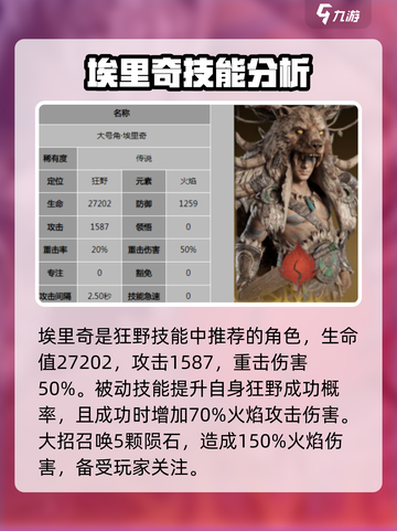 龙息神寂狂野角色推荐什么介绍截图2