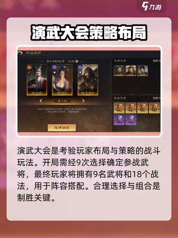 三国谋定天下演武大会怎么玩介绍截图2