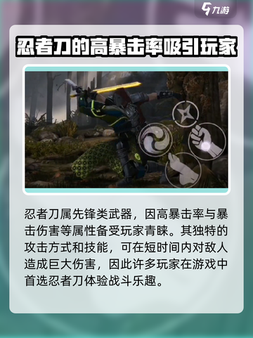 暗影格斗3忍者刀特点介绍介绍截图2