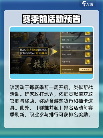 三国谋定天下🔥超全活动介绍与玩法攻略来啦！截图4