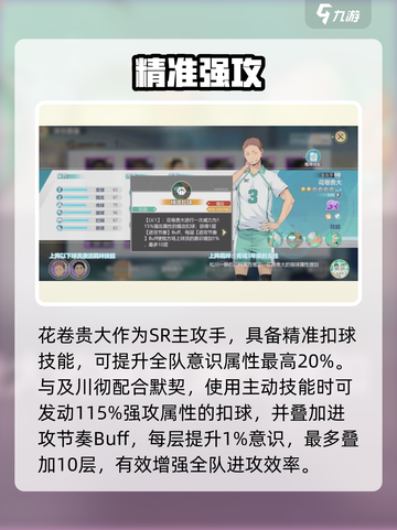 【排球少年手游】花卷贵大角色爆燃解析🔥截图2