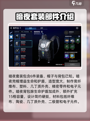 星球重启✨暗夜套装制作秘籍🔥玩家必看！截图2
