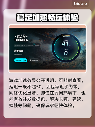 战争雷霆国际服加速器推荐💥玩这款游戏必备！截图5