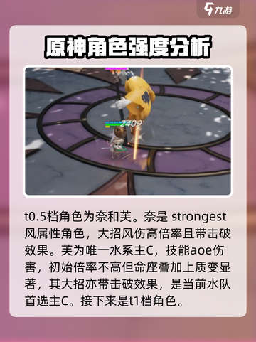 原神🔥开放空间节奏榜强力角色大揭秘！截图3
