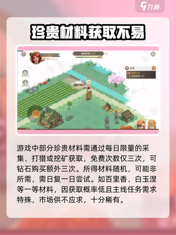 新庄园时代材料大揭秘🔥游戏必备全在这！截图3