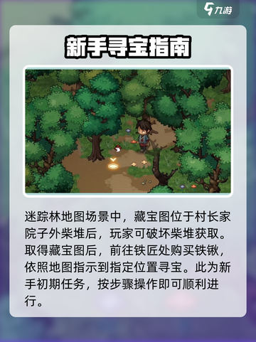 大侠立志传迷踪林藏宝图位置介绍截图2