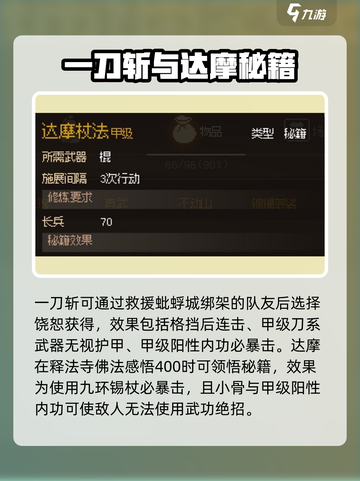 大侠立志传好用的秘籍有哪些介绍截图5