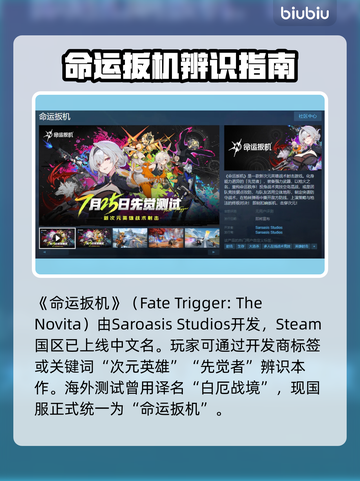 🔥《命运扳机》Steam英文名曝光！🎮截图2