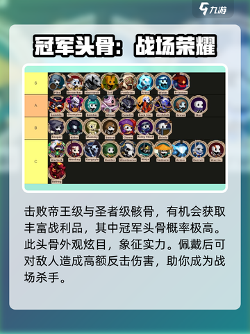 🔥小骨英雄杀手冠军头骨获取秘籍💥游戏名必备攻略！截图3