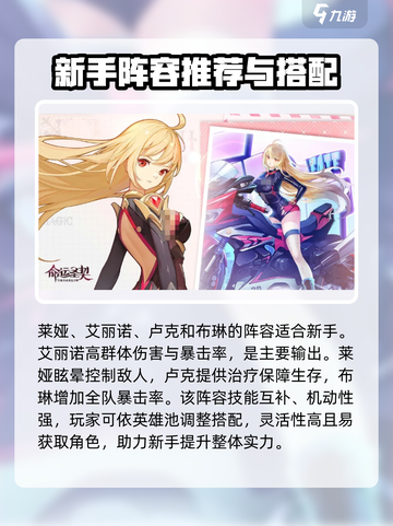 命运圣契莱娅阵容搭配分享介绍截图4
