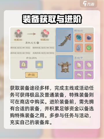 桃源记2勇士装备怎么进阶介绍截图2