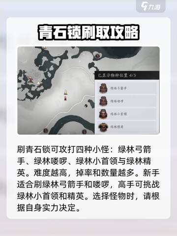 燕云十六声🔥：青石锁获取攻略大全！截图3