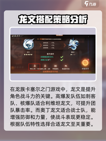 龙族卡塞尔之门🔥新手必看！龙文搭配攻略来了！截图2