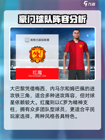 巅峰冠军足球选哪个球队介绍截图3