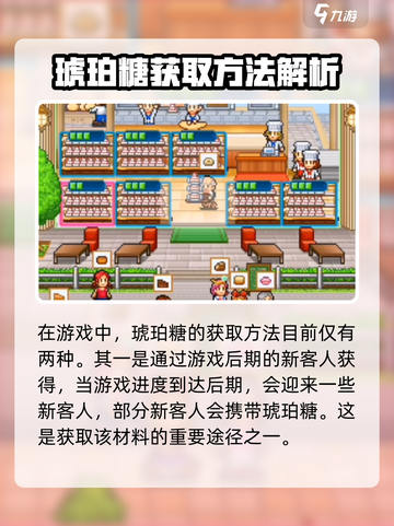创意蛋糕店琥珀糖怎么获得介绍截图2