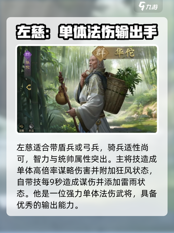 九牧之野群雄武将一览​介绍截图2