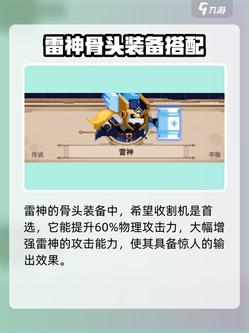 小骨英雄杀手🔥雷神装备搭配⚡玩转游戏制胜秘籍截图2