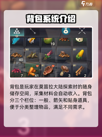 荒野起源背包机制讲解介绍截图2
