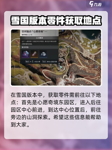 七日世界雪国人生特制零件在哪获取介绍截图2